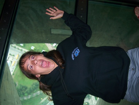 The CN Tower glass floor (2008)
